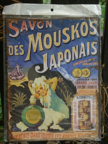 Metallschild savon neuware - metallschild, savon,