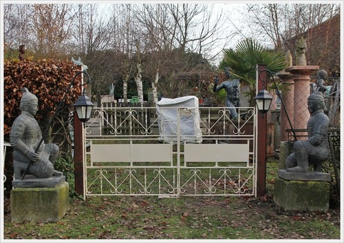 Torwächter laterne garten - laterne,