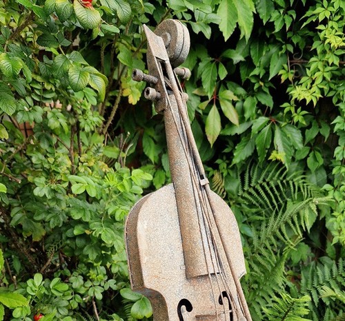Deko violine geige metall - violine,