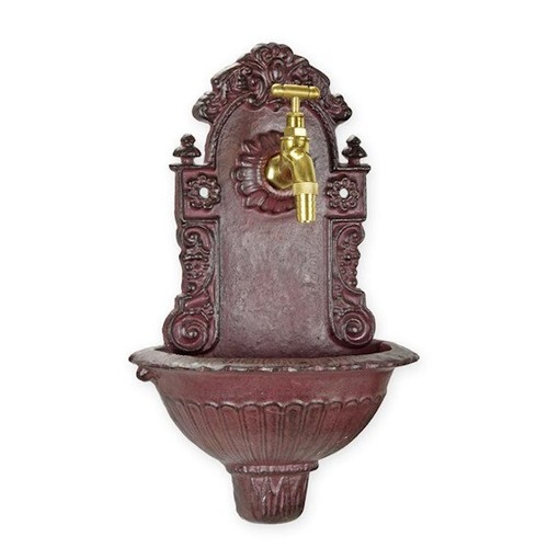 Pflanz brunnen eisenguss mit - pflanz,